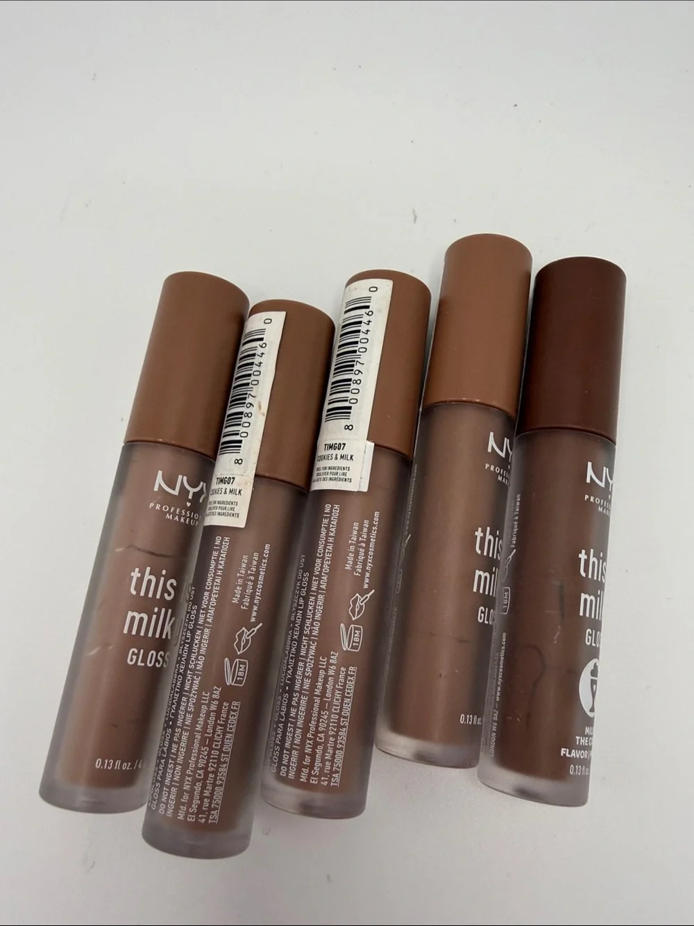 NYX This Is Milky Gloss Set — Warm Brown Shades 5 Pack